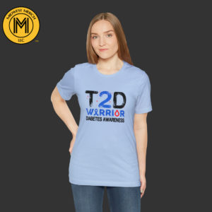 T2D Warrior Diabetes Awareness, Unisex Tee