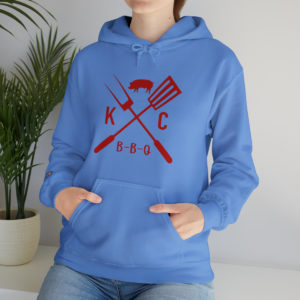 KC BBQ, No Slogan on back, Unisex Heavy Blend™ Hooded Sweatshirt