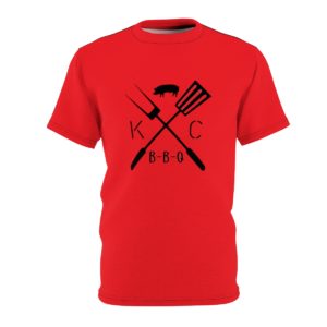 Unisex Kansas City BBQ Tee WITH Back Slogan