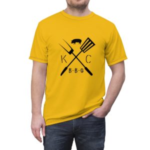Unisex Kansas City BBQ Tee WITH Back Slogan