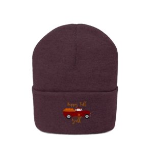 Knit Beanie, Happy Fall Yall
