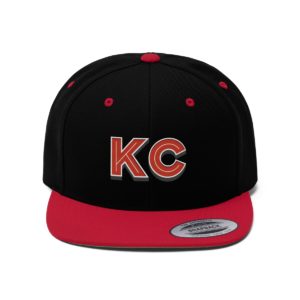 Unisex Flat Bill Hat, KC