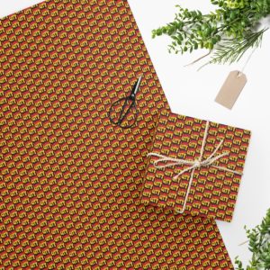 Kansas City Hippie Logo, Wrapping Paper
