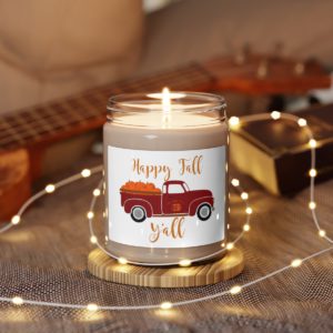 Happy Fall Y'all, Scented Soy Candle, 9oz