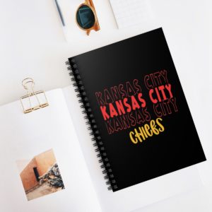 Kansas City Chiefs Spiral Notebook - Ruled Line