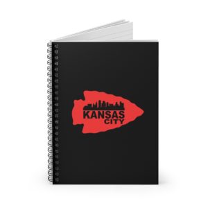 Kansas City Football Spiral Notebook - Ruled Line