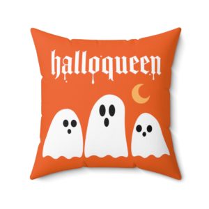 Halloween Ghost, Spun Polyester Square Pillow