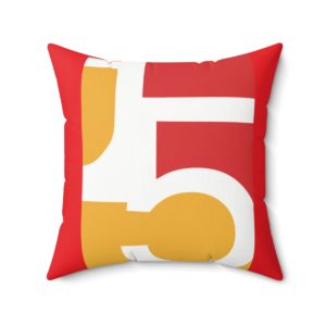 Kansas City's 15 & 87, Spun Polyester Square Pillow