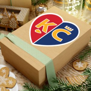 Chiefs - Royals heart Kiss-Cut Sticker